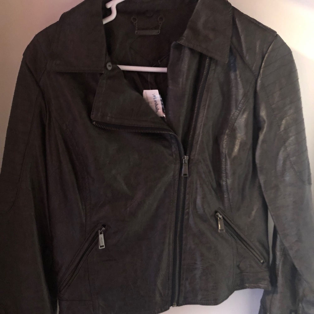 Leather jacket